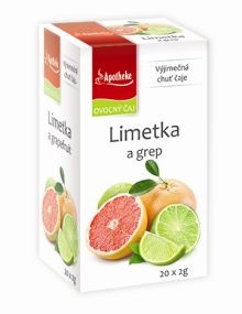 Čaj Limetka grep 40g porcovaný Apotheke